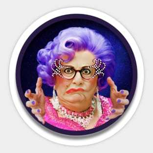 Dame Edna Sticker